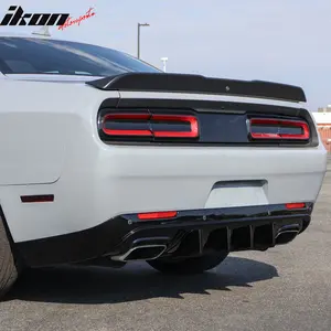 Rear Bumper Diffuser for Dodge Challenger 2015-2023 IKON PP