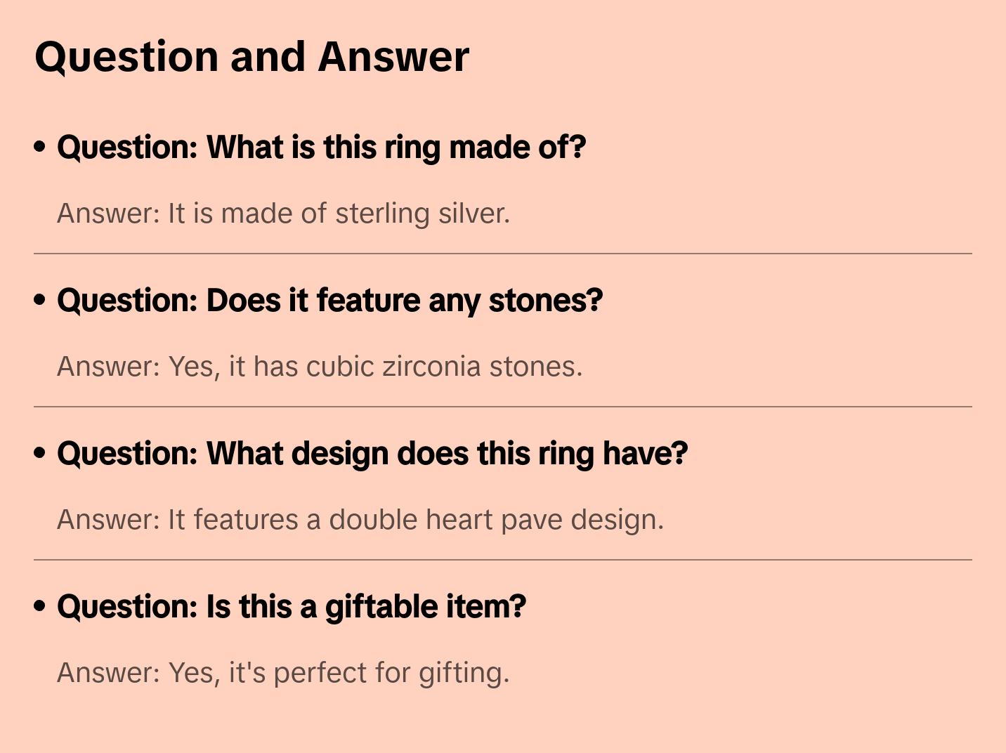 Silver Double Heart Ring