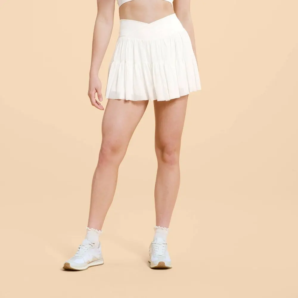 Blogilates Women's Ballerina Skort, Athletic Skorts for Workout, Professional Sports & Outdoor Clothing, Workout Skorts