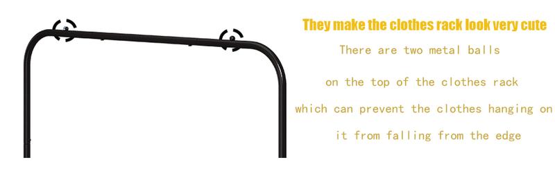 Metal Clothes Rack Clothing Rack Drying Hanging Garment Rack Suitable for Living Room, Bedroom, Balcony, Home Office Shoe Laundry Shoe Rack Organizer Deals For You Days