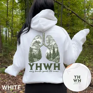 YHWH lungs Christian oversized shirt every breath speaks His name Bible verse Hebrew name of God hoodie religious gift Faith Church  T-shirt, sweater and Hoodie