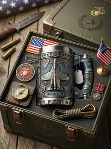 3D Military-Style Ceramic Mug Commemorating the 250th ANNIVERSARY for US Veterans – A handcrafted ceramic mug with a patriotic spirit, a gift for veterans, and a collectible mug for military supporters.