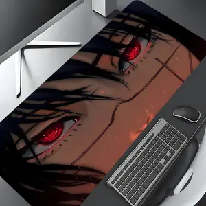Cool Anime Mousepad, Large Gaming Desk Mat, Desktop Drotection Pad, Washable Rubber Pad Non-slip Lock Edge Multi-size Desk Mat Suitable for Home Office,good Gift for Family and Friends, Desk  Poccessories