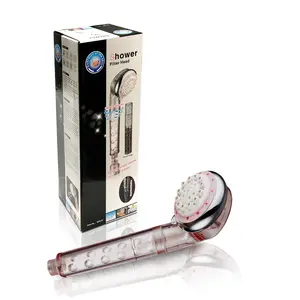 Filtered Hand Held Shower Head with Vitamin C (Pink)