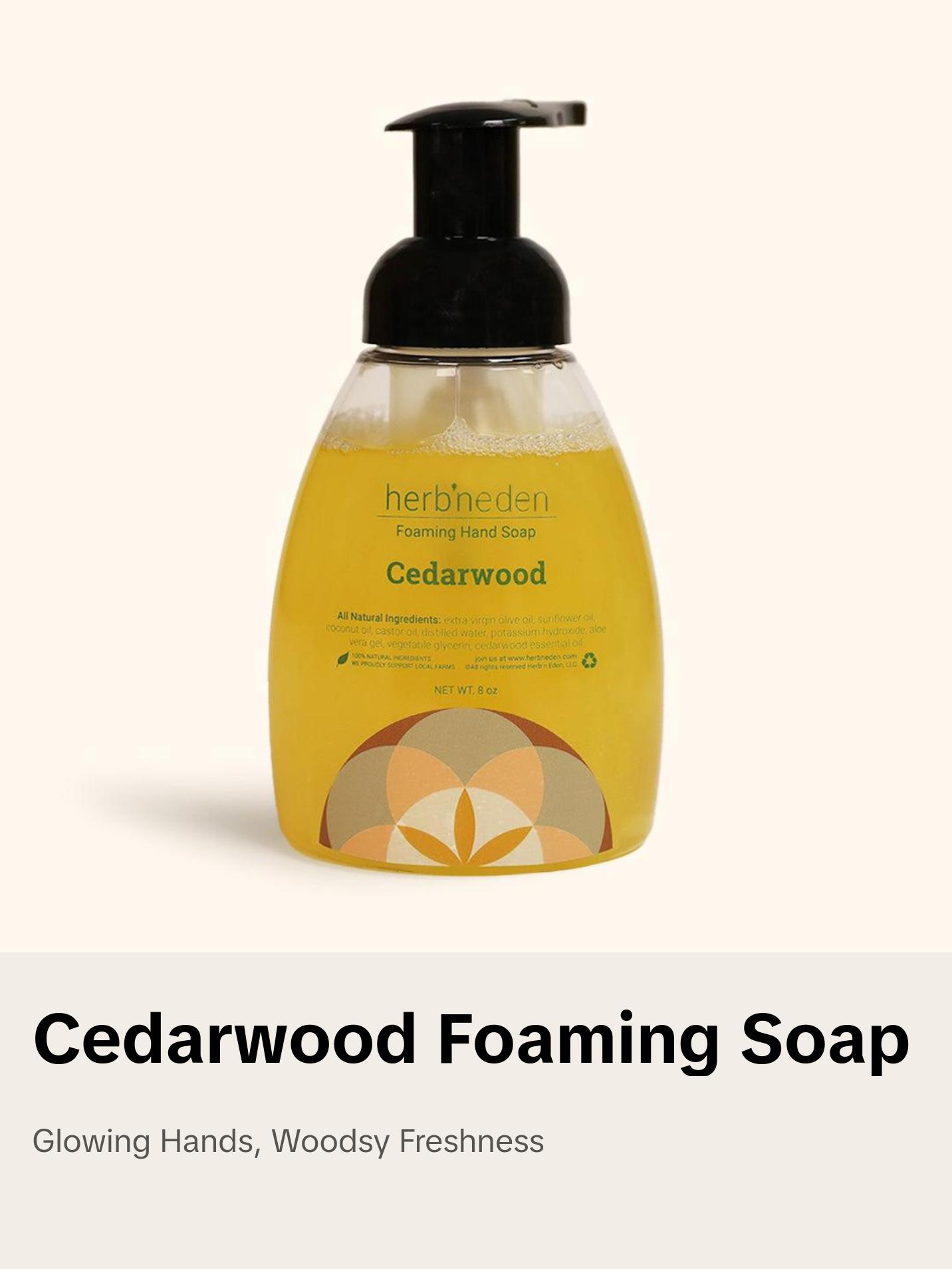 Cedarwood Foaming Hand Soap
