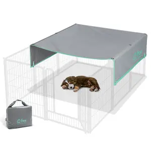 FXW Sun Shade Specialized for FXW Dog Playpen (Not Suitable for Other Brands), Fits for 32"/40" H Dog Fence│Patent Pending
