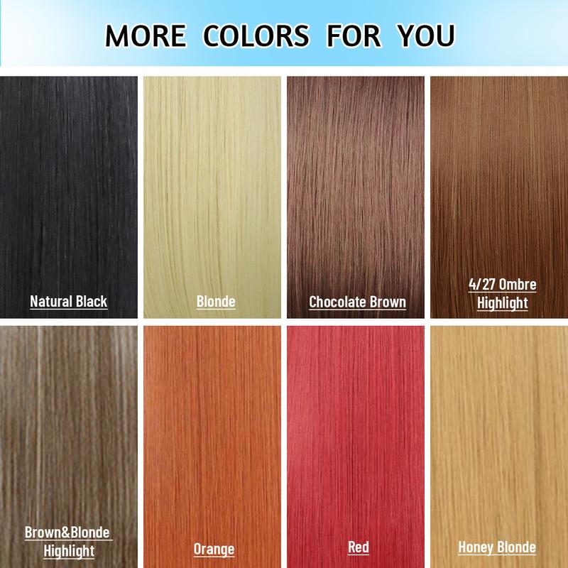 Ua Hair 9x7 Glueless Synthetic Lace Front Wig Wear And Go Pre Plucked Pre Cut Straight Wig Vivid Self Growing Clean Hairline with Tiny Knots  Heat Resistant Fiber Natural No Glue Wig