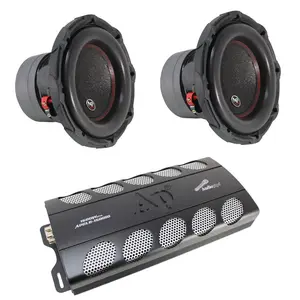 Audiopipe 10" BDC3 Subwoofer Combo 1400W RMS w/ 1500W 1 Ohm Monoblock Amplifier