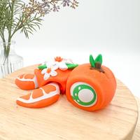 Jumbo Orange Blossom Turtle
