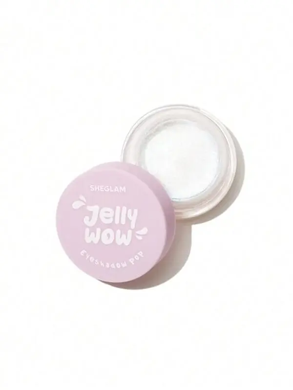 Jelly Wow Eyeshadow Pop-Delirious  Long Lasting Glitter Eyeshadow Gel High Shine Blue Shimmer Ultra Pigmented Easy To Wear  Cream Smooth Eyeshadow
