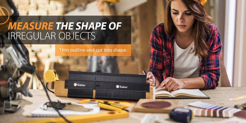 Saker(10 "lock) Profile Tool - Adjustable lock Accurate Copy Irregular Shape Replicator - Irregular Welding Woodworking Tracker - a diy must-have