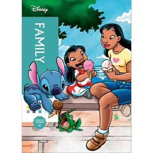 Disney Mystery Coloring: Family - A Color by Number Book Featuring Lilo & Stitch Creative Coloring