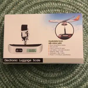 Portable Electronic Luggage Scale, 50kg Heavy Duty Mini Hanging Scale for Luggage, Fishing & Parcels, Outdoor Fishing Accessory