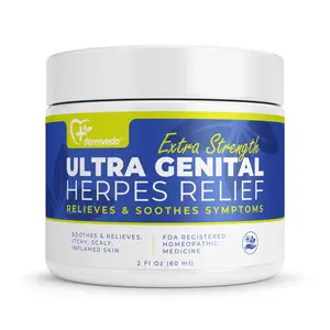 Ultra Genital Herpes Treatment Relief Cream - Soothing, Skin-Friendly
