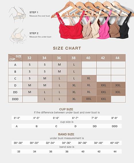 FeelinGirl 3-Piece FeelinGirl Women's Wireless Bra Comfort Bralettes No Underwire Unlined Cami Bra Seamless Tshirt Bras Sports Bra Set Springtok