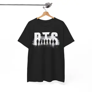 OT7 Silhouette Graphic T-Shirt – K-Pop Fan Gift