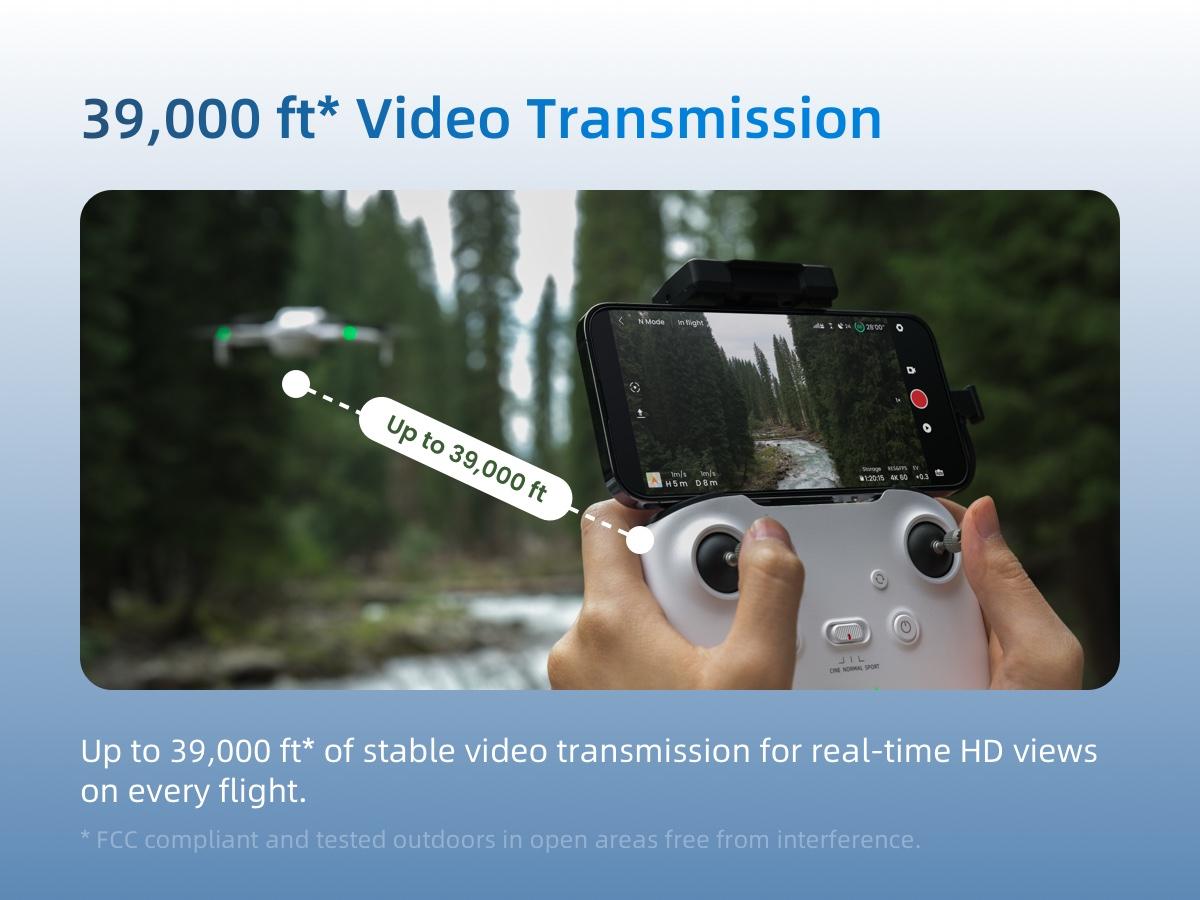 Skyrover S1 Mini Drone with Camera 4K/60fps Video, 3-Axis Gimbal Stabilization, 39,000ft Video Transmission, 120-Min Flight Time, Under 249g, Auto Tracking, Return to Home, S1-2