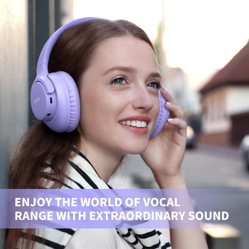 Over-Ear Headphones With Microphone, Lightweight Foldable & Portable Stereo Bass Headphones, Hands-Free Calling, Ideal For Gaming & PC & Mobile Phones Use, Foldable Headphones Black Audio  #TikTokShopHolidayHaul