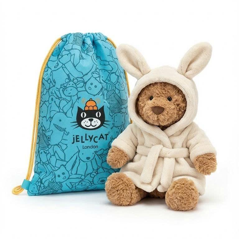 JellyCat Bear Bartholomew Plush Toy Soft Comfortable Cute Design 40cm Perfect Valentine Birthday Gift Idea for Her Kids