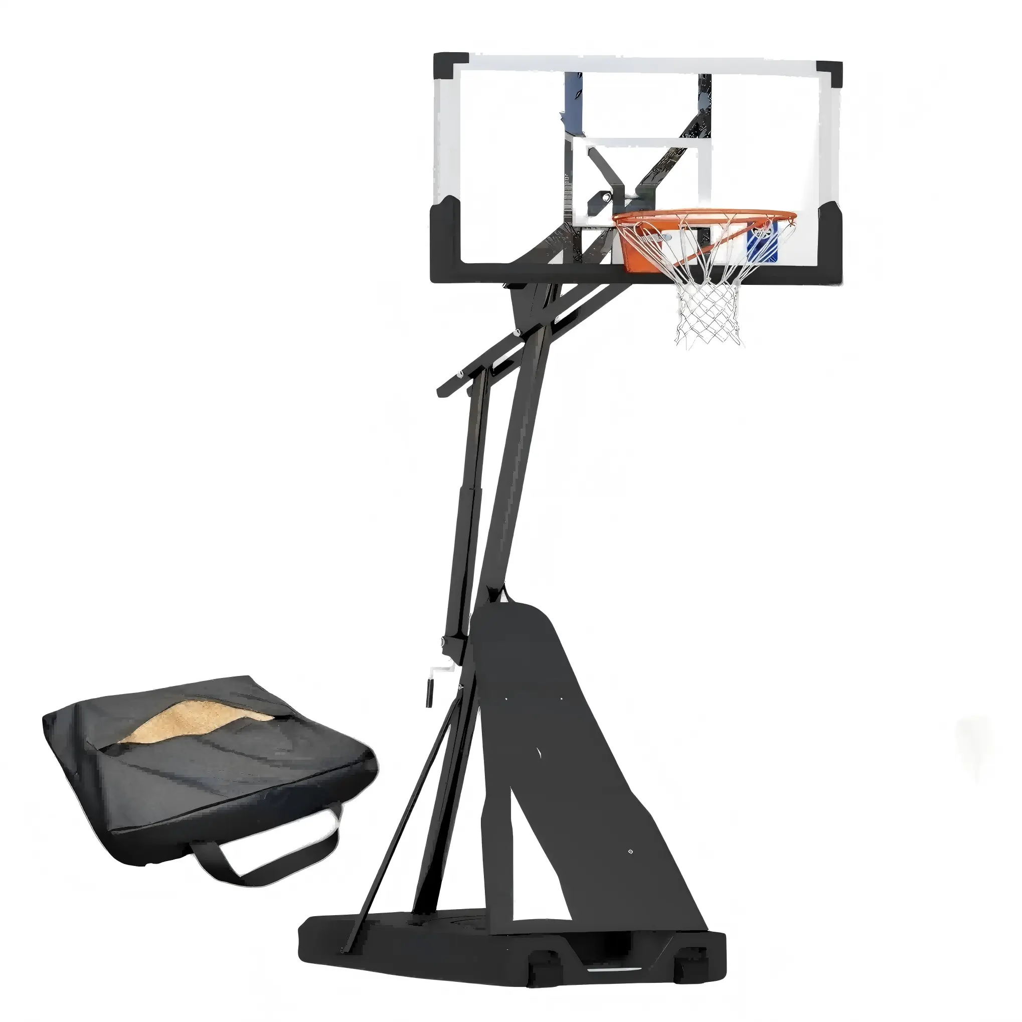 44-inch shock-proof backboard white frame