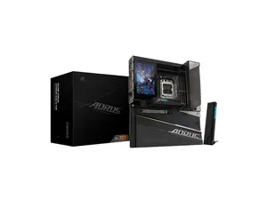 GIGABYTE X870E AORUS XTREME X3D AI TOP AMD AM5 LGA 1718, E-ATX, Supports AMD Ryzen 9000/8000/7000 Series Processors, DDR5, 24+2+2 Total Power Phase, 5x M.2, PCIe 5.0, USB4 Type-C, WIFI7, Dual 10GbE, PCIe EZ-Latch+ Duo, 5-Year Warranty