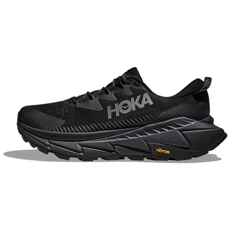 HOKA Women's Skyline Float X Trail Running Sneakers - 'Triple Black' Sports Footwear, Black Running Shoes, Sporty Running Shoes, Athletic Running Shoe, Running Fitness Footwear