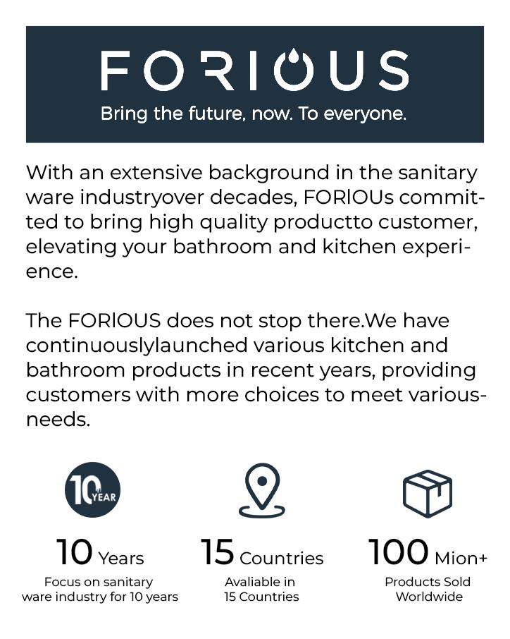 FORIOUS Kitchen Faucet with Pull Down Sprayer 2 Modes Single Handle High Arc Stainless Steel Kitchen Sink Faucet for Farmhouse RV Laundry Utility Room FORIOUS Kitchen Faucet with Pull Down Sprayer 2 Modes Single Handle High Arc Stainless Steel Kitchen Sink Faucet for Farmhouse RV Laundry Utility Room