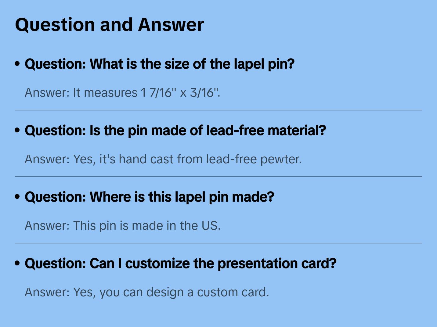 Chef's Knife Lapel Pin