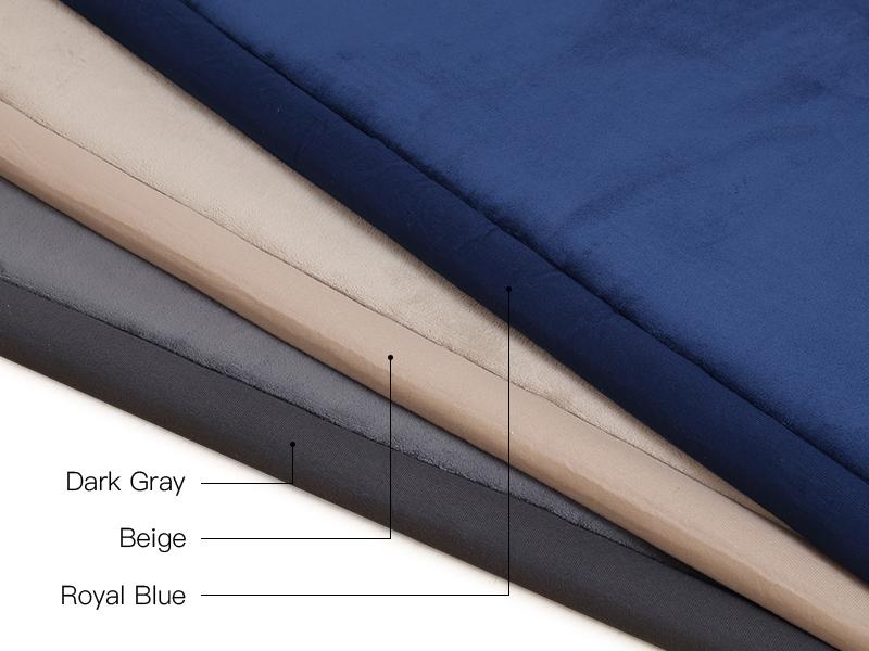 Huloo Sleep Ultra Soft Memory Foam Play Mat for Tummy Time, 1.3" Thick Non-Slip Crawling Mat, Non-Toxic Velvet Nursery Floor Mat