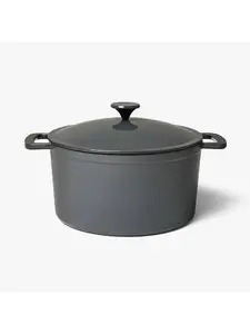 7.5qt Enamel Dutch Oven Stock Pot Gray Eclipse - Figmint
