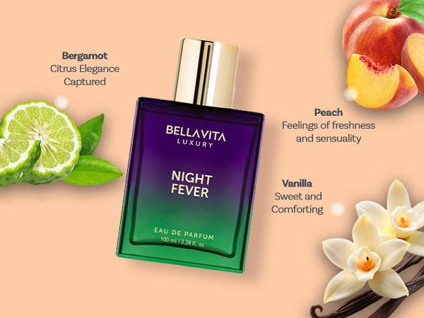 Honey Heat Night by BellaVita Luxury | Perfume Combo Gift Set | 2×100 ml | Night Fever & Honey Oud | Long Lasting Eau De Parfum | Vegan & Cruelty Free