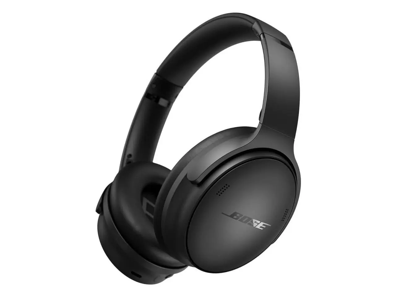Bose QuietComfort Headphones - Wireless Bluetooth Headphones, Active Over Ear Noise Cancelling and Mic, USB-C Charging, Deep Bass, Up to 24 Hours of Playtime, Black