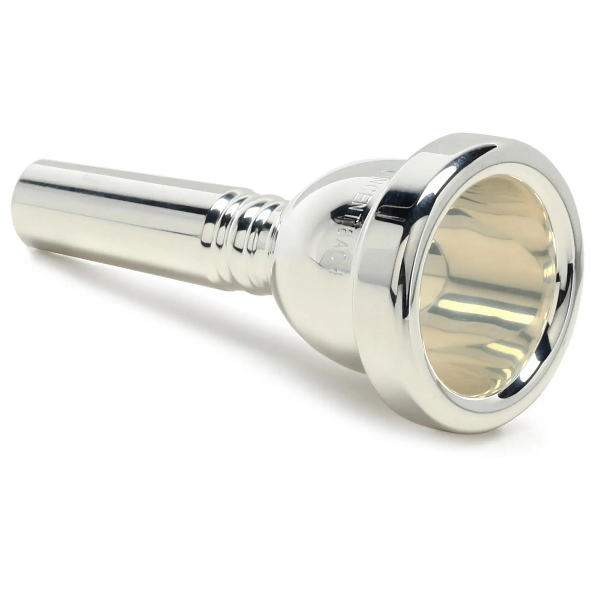 Bach Classic Trombone Silver Plated Mouthpiece Large Shank 6.5A Bach Classic Trombone Silver Plated Mouthpiece Large Shank 6.5A