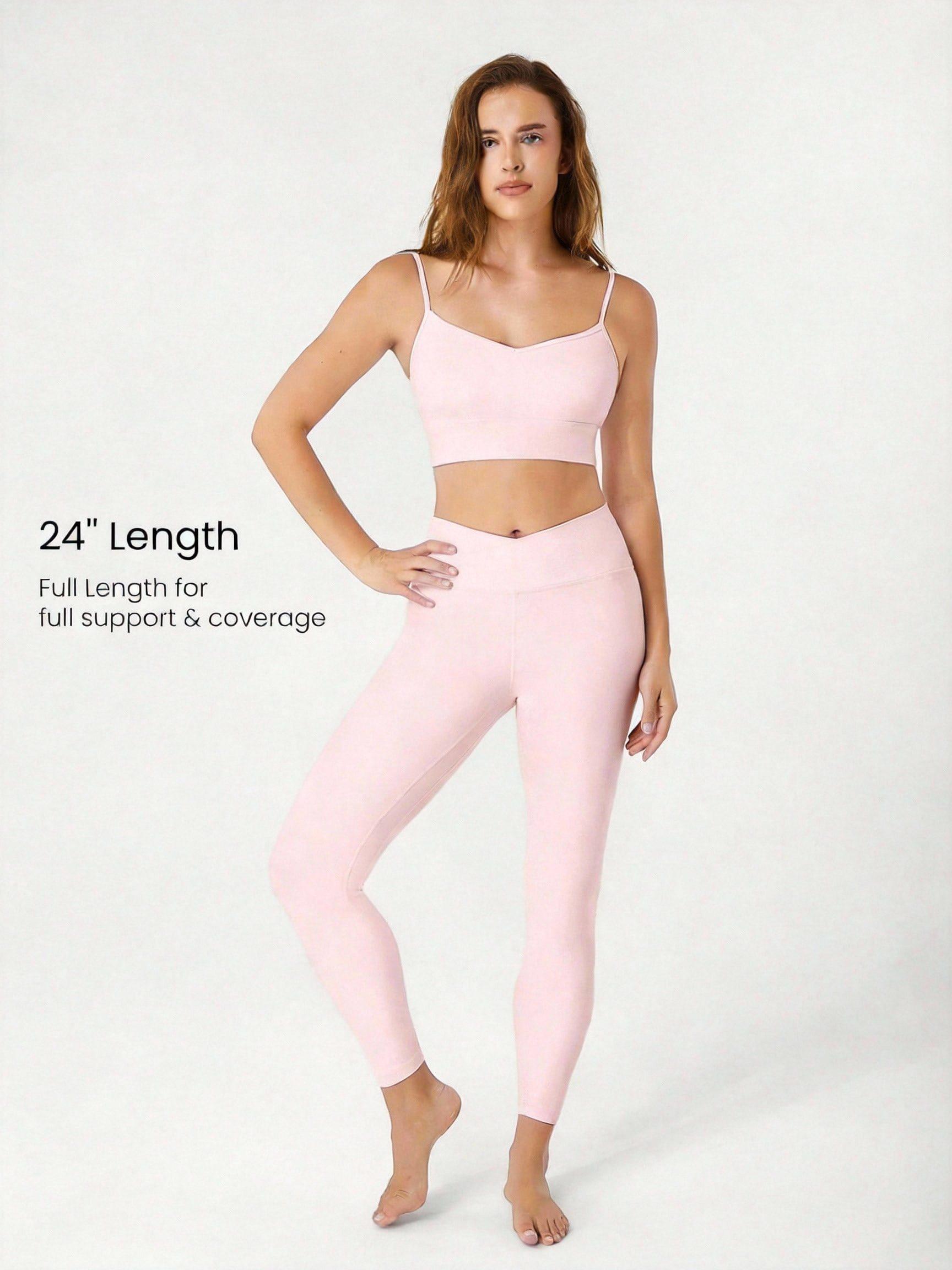 GLOWMODE 2PCS Slim-It BBL Jacket and 24" Crossover Yoga Leggings Daily Set TikTokShopBlackFriday