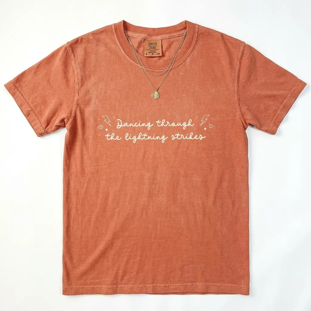 Dancing Through the Lightning Strikes Comfort Colors , But Now The Sky Is Opalite TS Inspired Comfort Shirt
