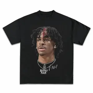 Explore Youth and Adult Winter Outfits Featuring Ja Morant Icy Exclusive V2 Graphic T-Shirts for Boys Kids and Teenagers