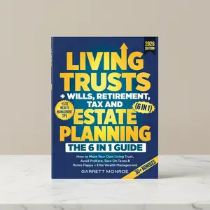 Living Trusts & Wills Guide (6-in-1) – Estate Planning, Retirement Planning & Wealth Strategy Workbook for Beginners