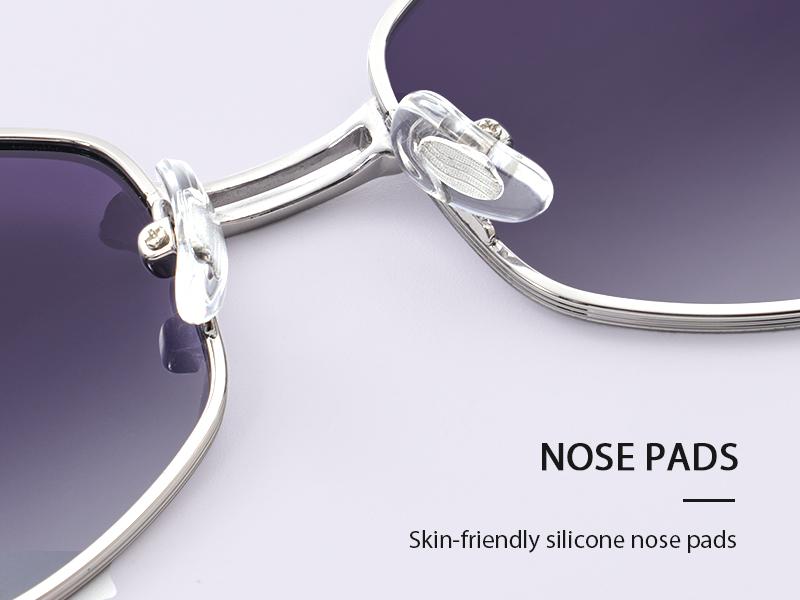 High-Quality Fashion Polarized Sunglasses Trendy Beach Eyewear  for Women | Oval Gold Frame + Black-Brown Gradient Lenses | Stylish for Daily, Travel & Party - SM0101