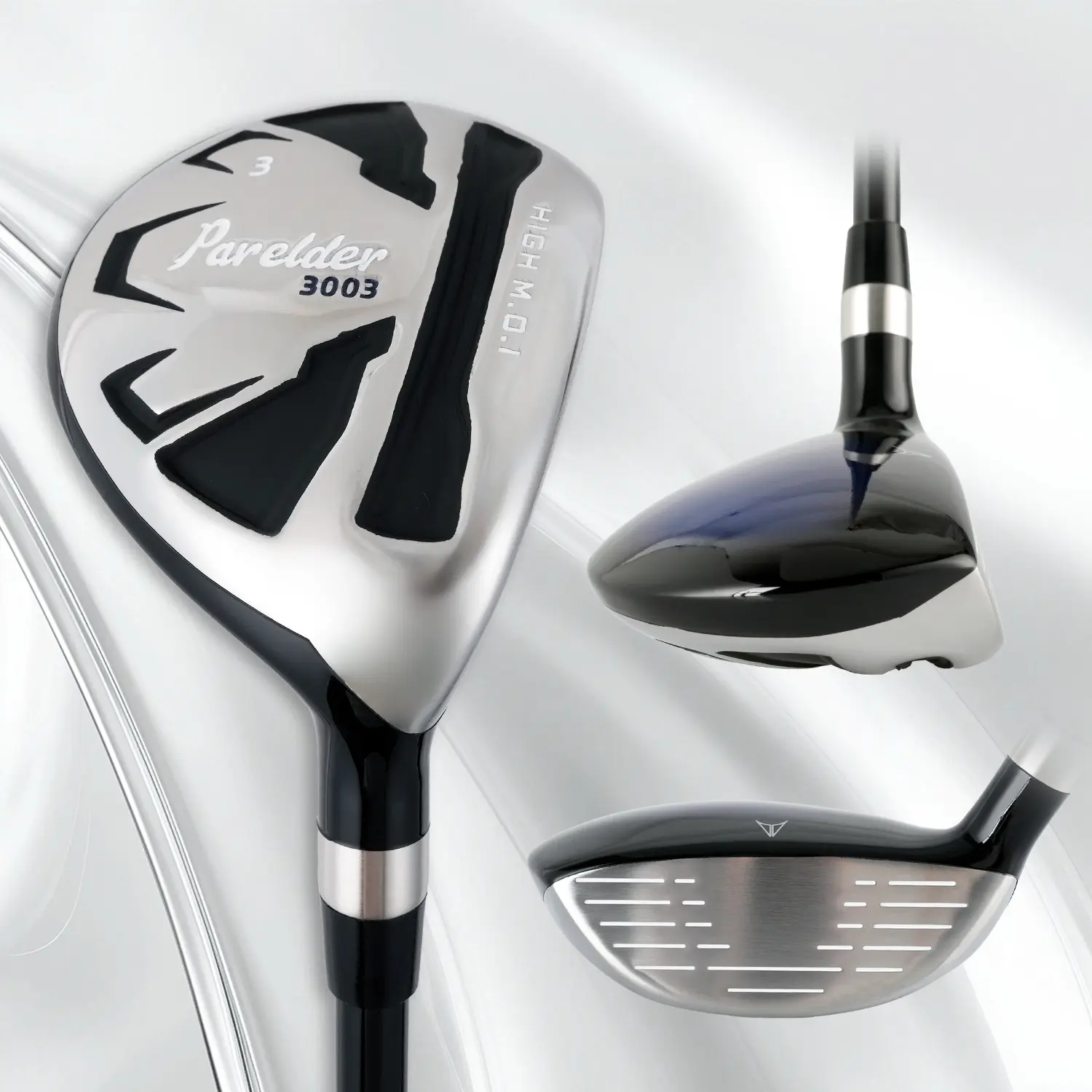 WUDAY Men's right hand Golf Hybrid Loft (17°/20°/23°/26°) | S/R Flex with Premium Rubber Grips and Carbon Fiber Shaft | Aerodynamic Design for Max Distance & Forgiveness Golf Equipment