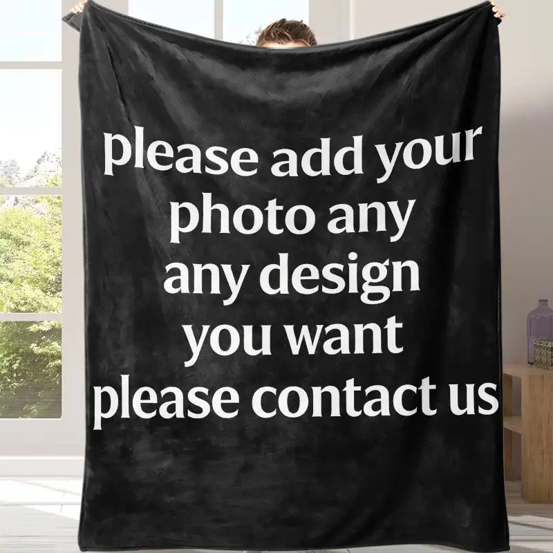 On Sale! Customized Photo Family Blanket - Soft Warm Fabric Bedding Throw, Cozy Warmth for Year-Round Lounging, Holiday Giftready Travel Cozy Throw, Ideal for Parents, Birthday/Commemorative Events, Friends, Other Patterns Available, Personalized Photos,