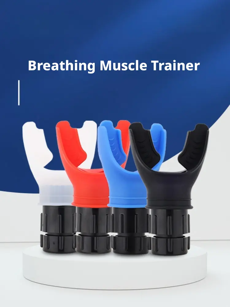 Adjustable Inspiratory Muscle Trainer – Portable Lung & Abdominal Breathing Trainer for Athletes, Singers, Runners Fitness Exercise