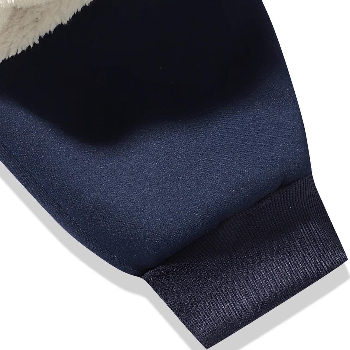 Men's warm fleece outdoor pants, windproof and durable, suitable for skiing and hiking, casual with pockets, stylish warm design Men's fleece outdoor pants - windproof, durable