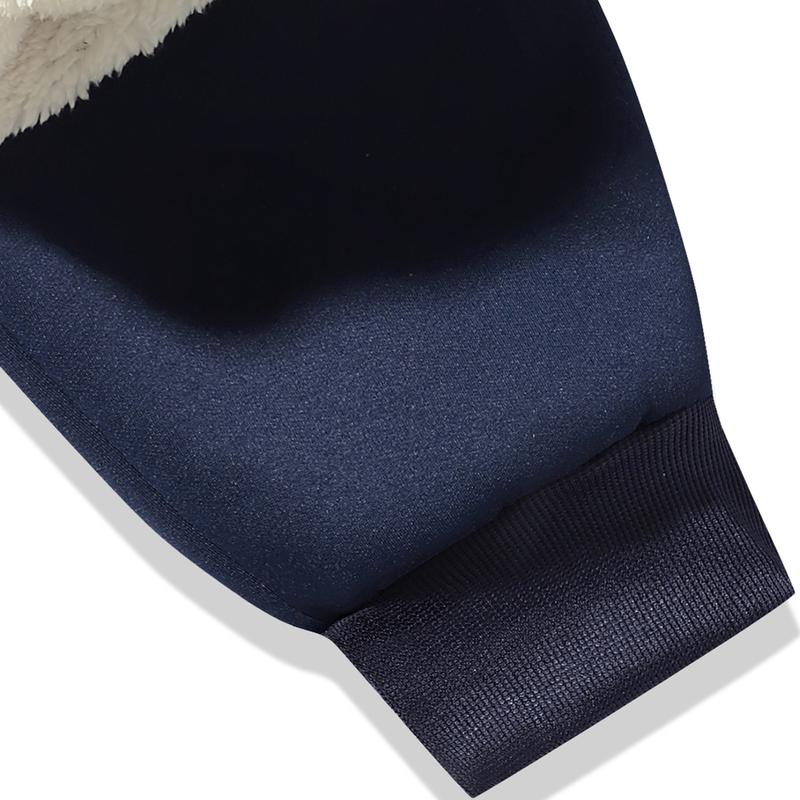 Men's warm fleece outdoor pants, windproof and durable, suitable for skiing and hiking, casual with pockets, stylish warm design Men's fleece outdoor pants - windproof, durable