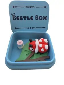 Lady Bug Beetle Box Set – 3D Printed Love-Bug Toy Gift with Mini Box