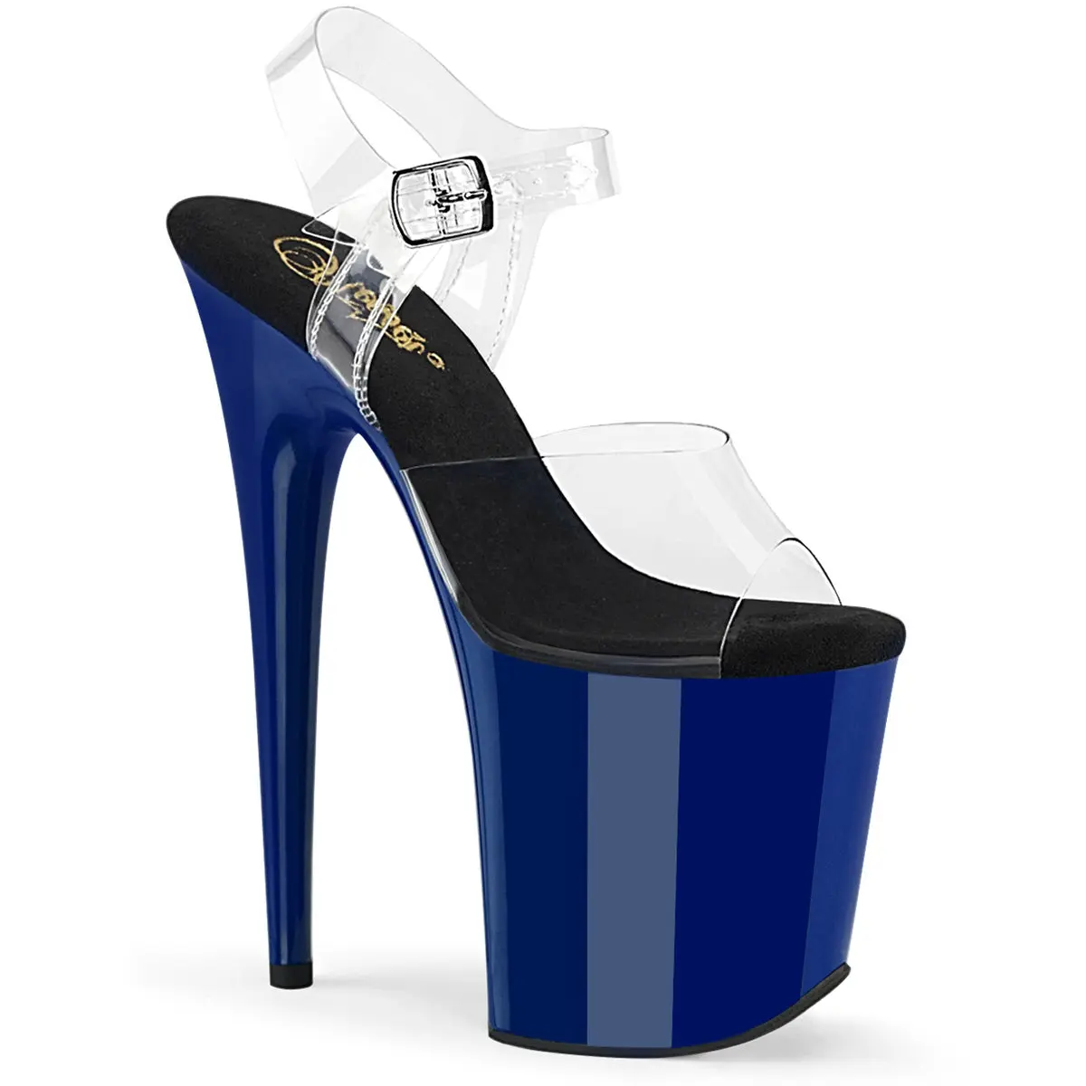 Pleaser Women's Classy Platform Sandals - 4-inch Platform Footwear, Elegant Stiletto High Heels for Party Occasions