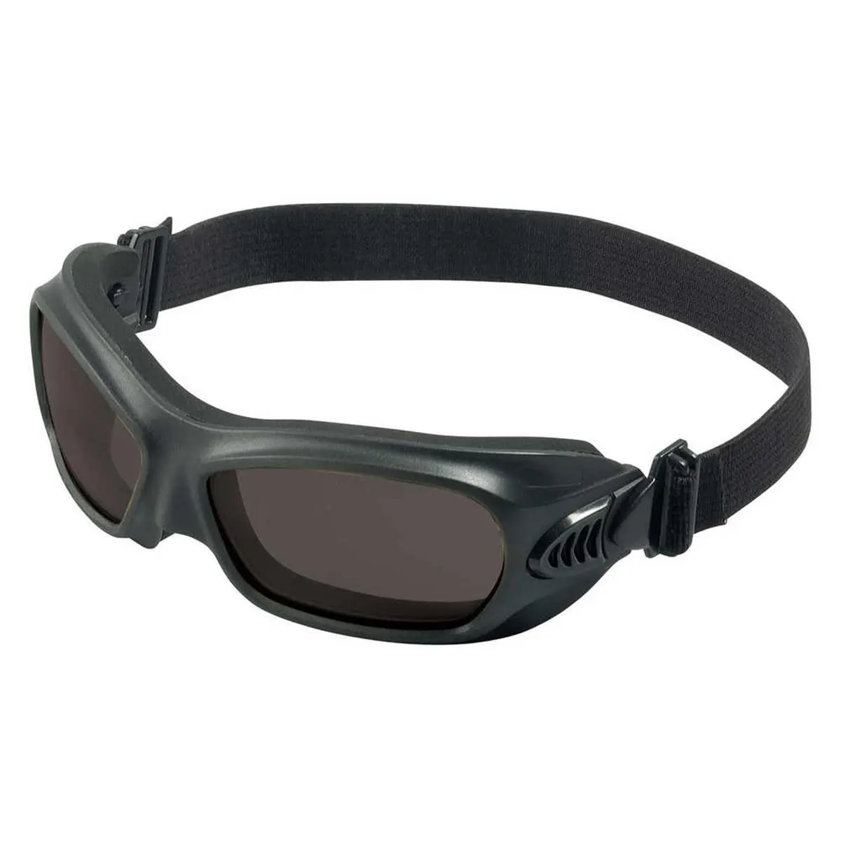 Jackson Safety Wildcat Anti-Fog Polycarbonate Safety Goggles - Smoke Lens, Adjustable Pivoting Headband, Unisex Adult, Lightweight, Heat Resistant, UV Protection, Splash & Dust Protection, Hunting Work Use, Model 3013711, Outdoor, Splash Guard