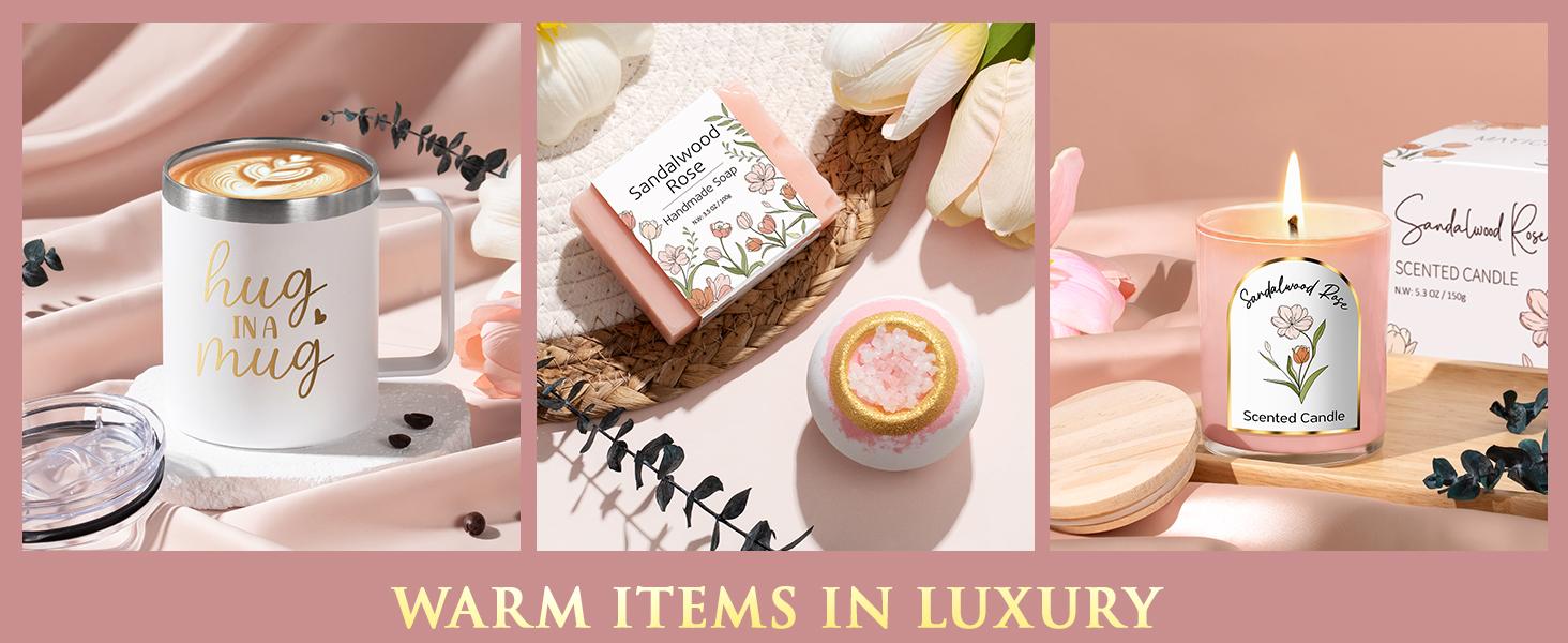 Mayicivo Valentine's Day Gifts ideas Basket for Women – Get Well Soon, Birthday, and Thinking of You Gifts for Mom, Best Friend, or Sister dealsforyoudays