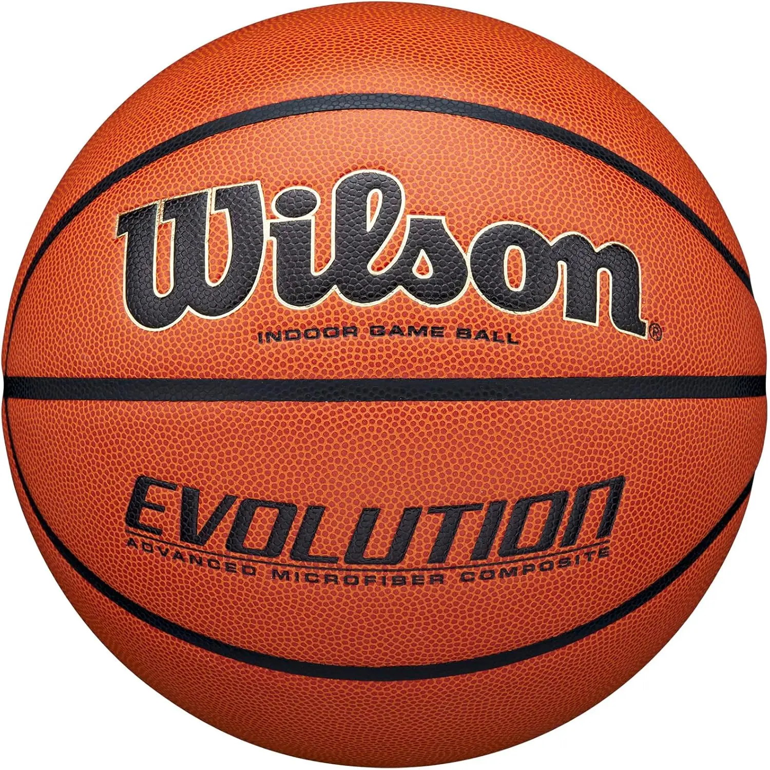 Wilson Evolution Basketball – Premium Indoor Training Ball Size 7