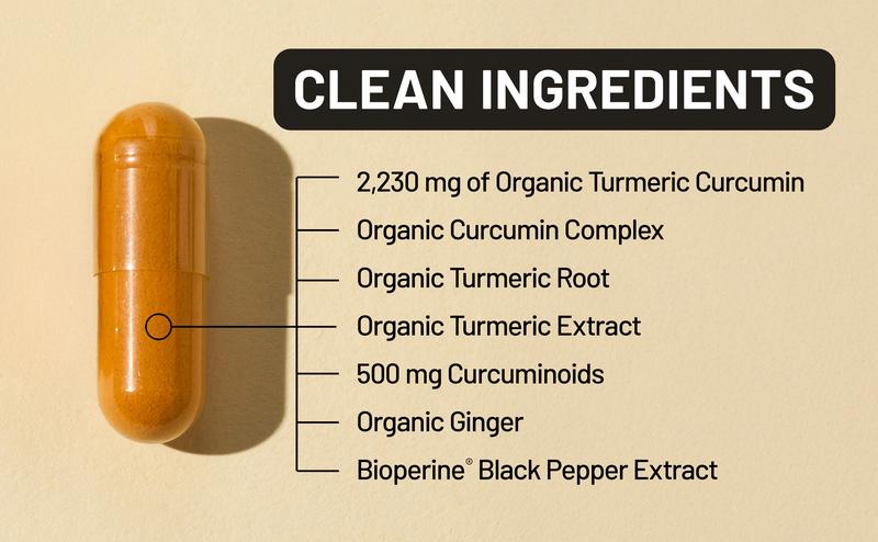 NatureWise Turmeric Curcumin 2250mg - 95% Curcuminoids - With Organic Turmeric + Organic Ginger + BioPerine Black Pepper Extract for High Absorption - Joint & Immune Support - NatureWise Curcumin - Vegan, Non-GMO - USA Manufactured