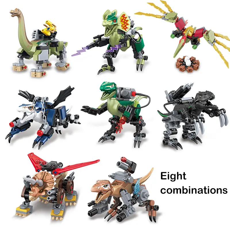 819pcs Dinosaur Building Blocks Set, Transformable Creative Building Blocks, Multi-Jointed Moveable Dinosaurs, Jurassic World Toy, Large Party Gift, Building Block Figure, Kids Christmas & Halloween Present, Building Sets